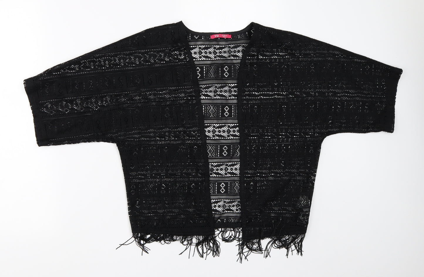 YD Girls Black   Cardigan Jumper Size 11-12 Years