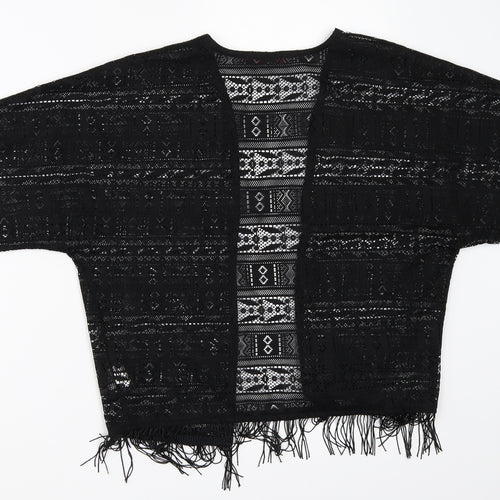 YD Girls Black   Cardigan Jumper Size 11-12 Years