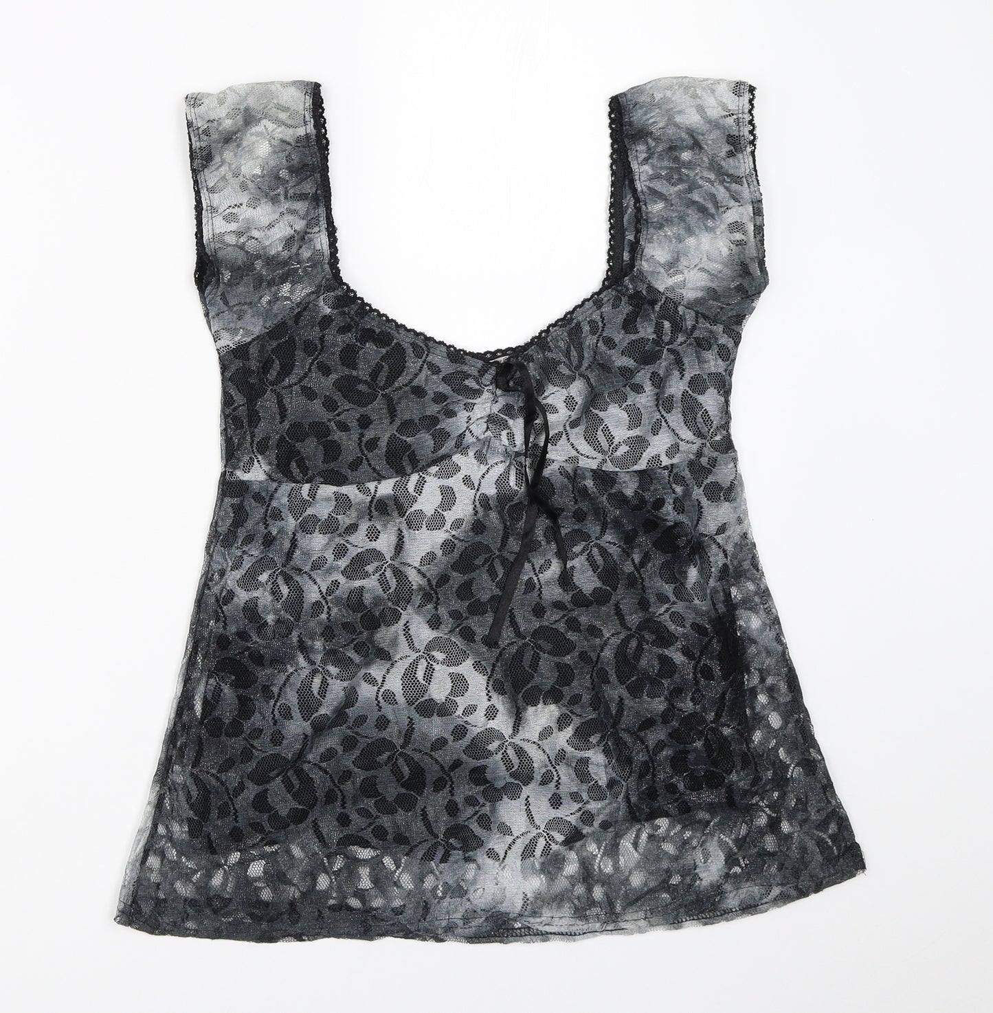 Black & White Womens Black   Basic Blouse Size S