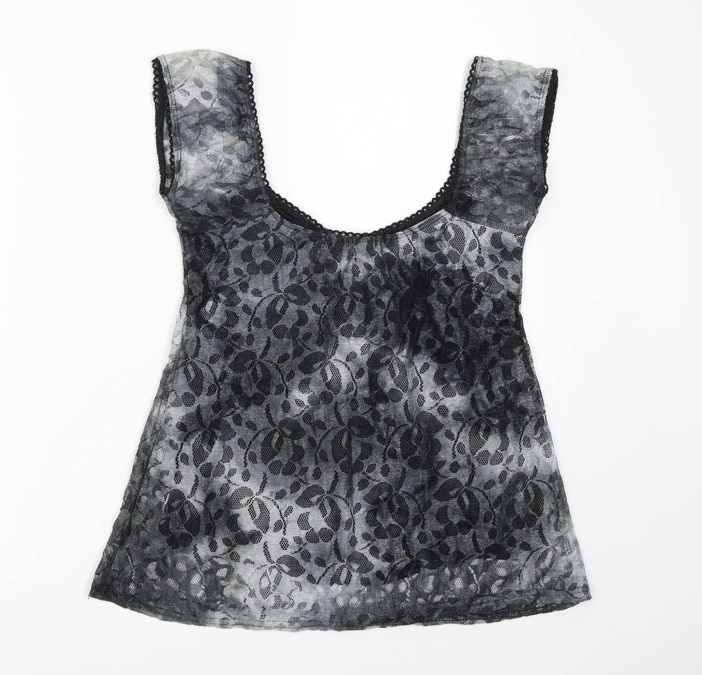 Black & White Womens Black   Basic Blouse Size S
