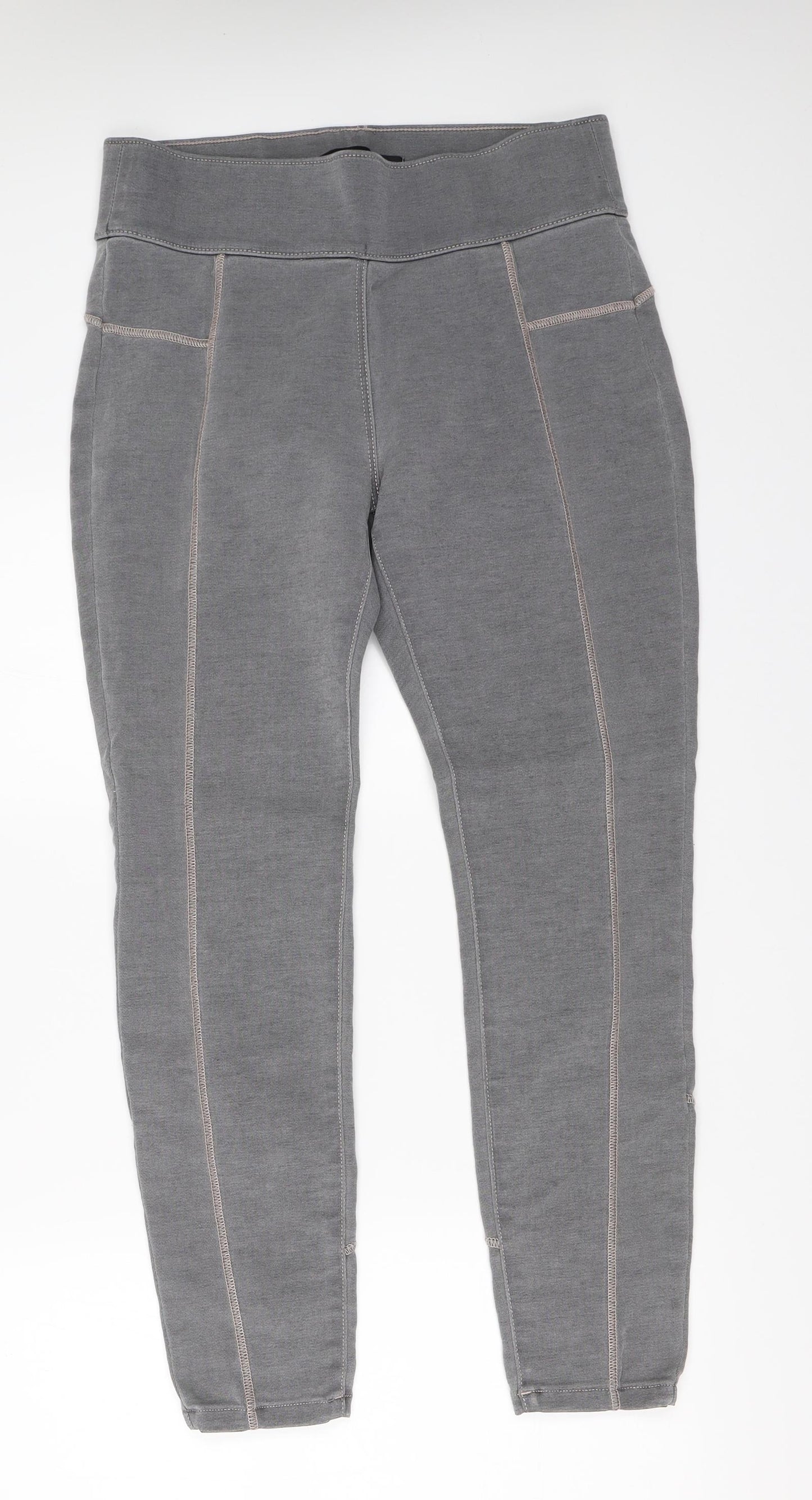 NEXT Womens Grey   Jegging Jeans Size 14 L27.5 in
