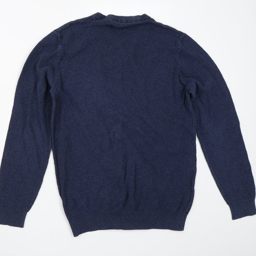 Pier One Mens Blue   Pullover Jumper Size M