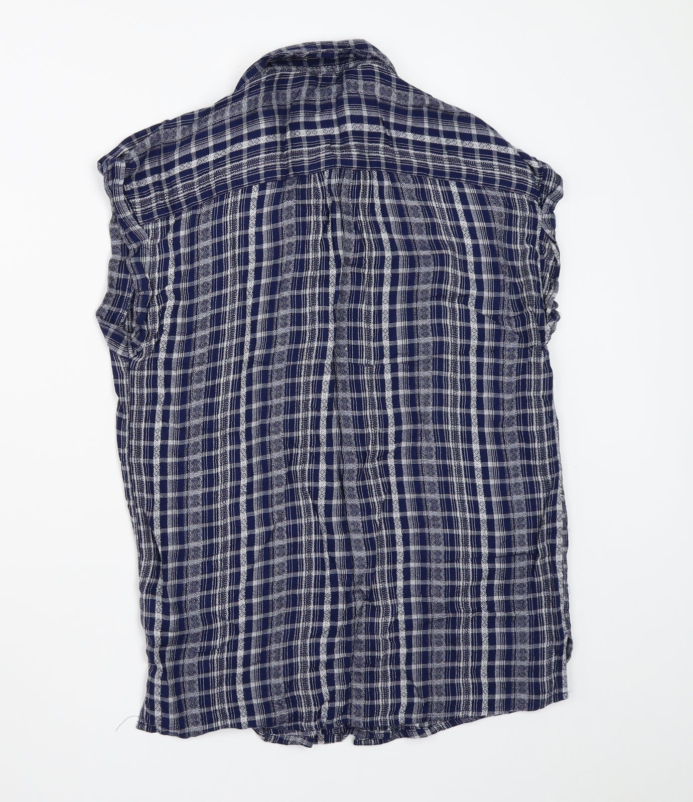 NEXT Womens Blue   Basic Button-Up Size 6