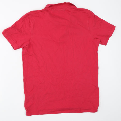 Selected Mens Pink    Polo Size L
