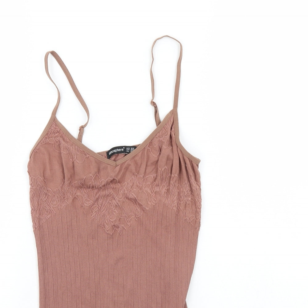 Atmosphere Womens Brown   Basic Tank Size 12