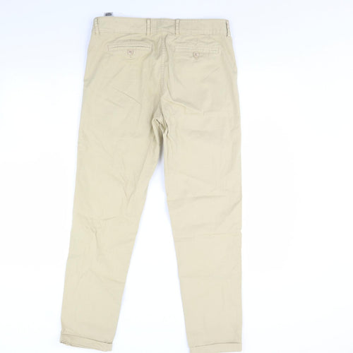 m&s Womens Beige   Trousers  Size 10 L30 in