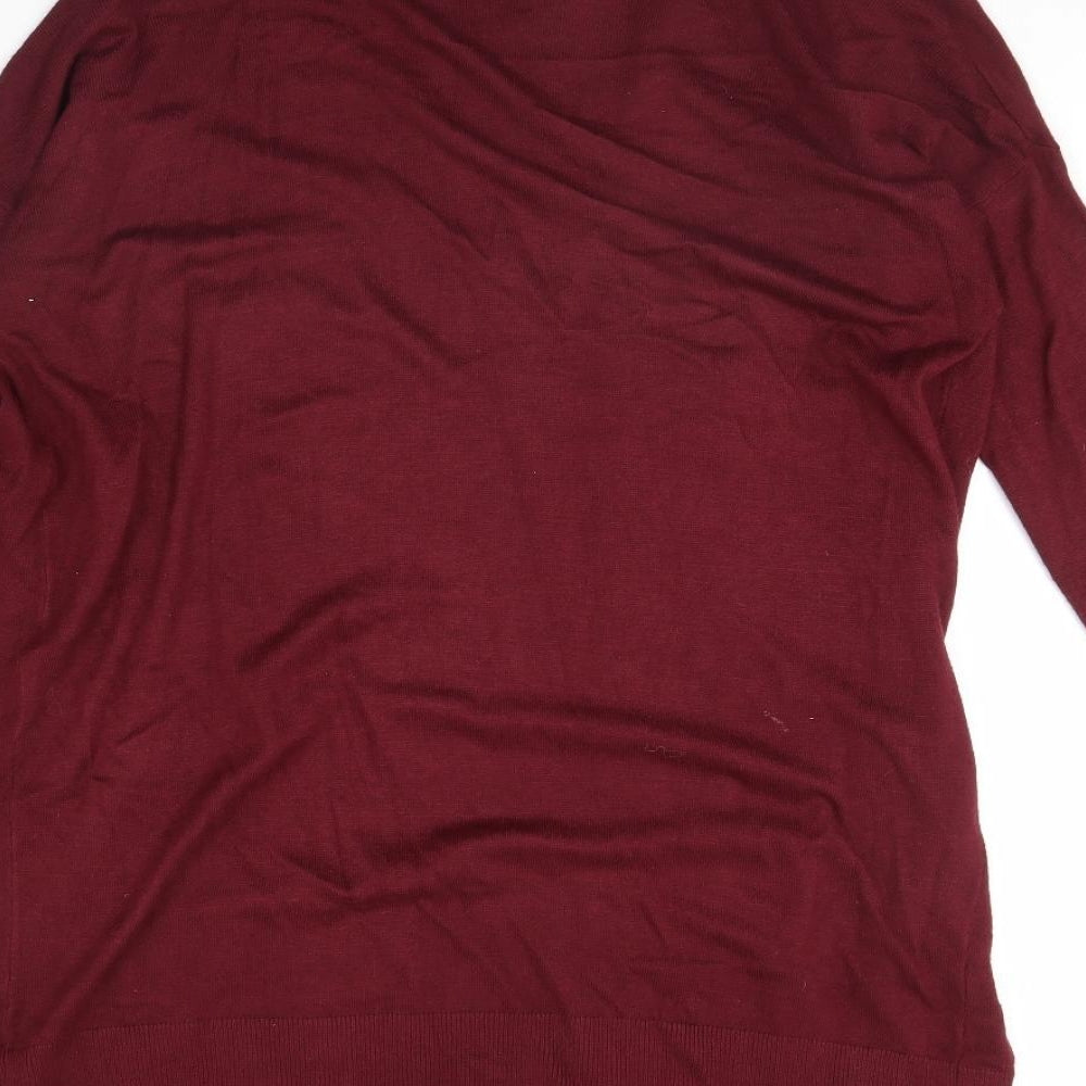 Primark Womens Red   Cardigan Jumper Size XS