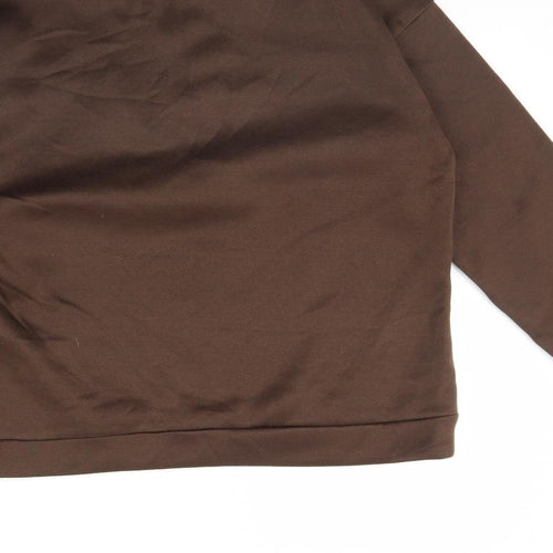 Shein  Womens Brown   Henley Jumper Size M