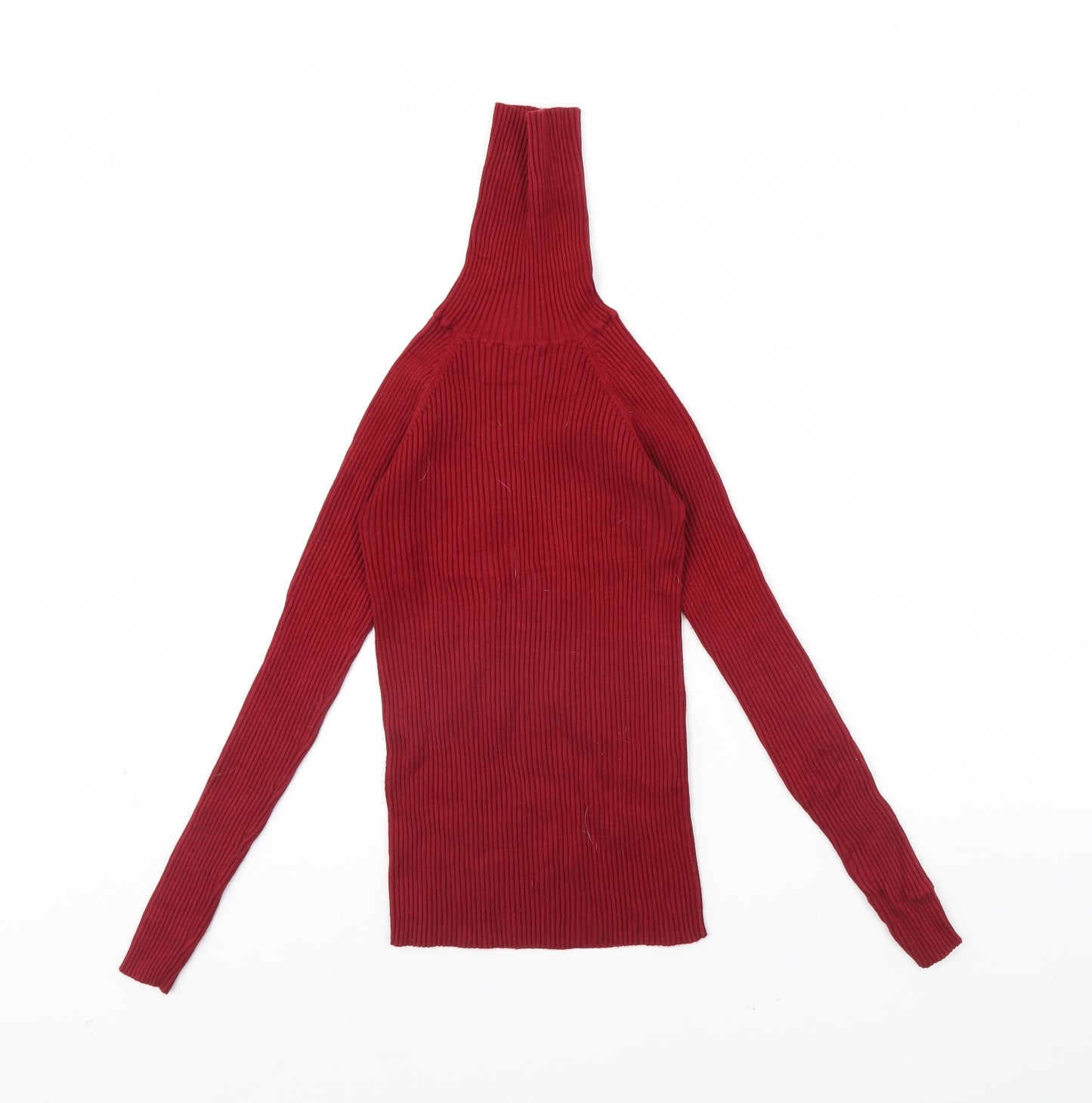 Zara Womens Red   Pullover Jumper Size S