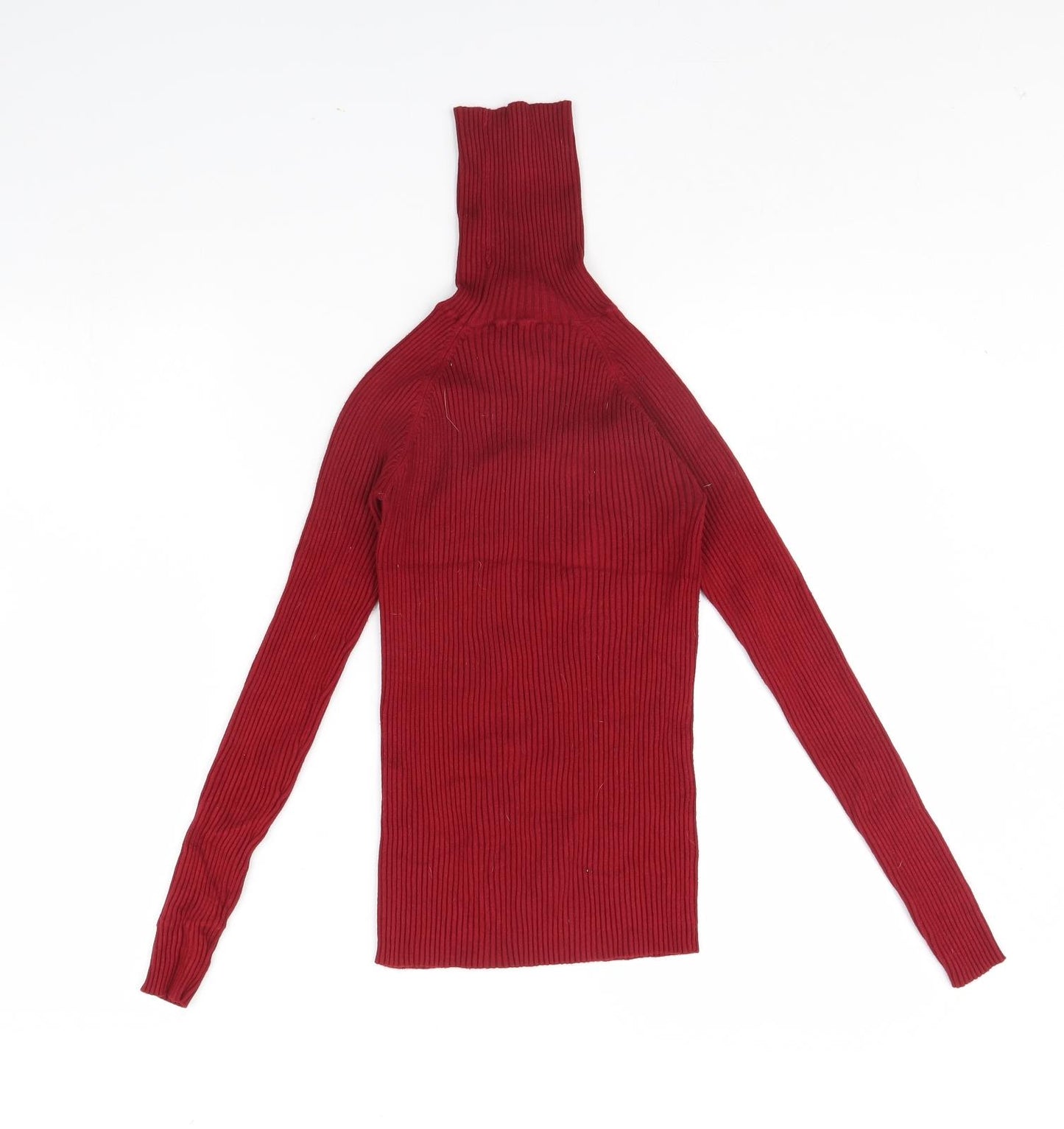 Zara Womens Red   Pullover Jumper Size S