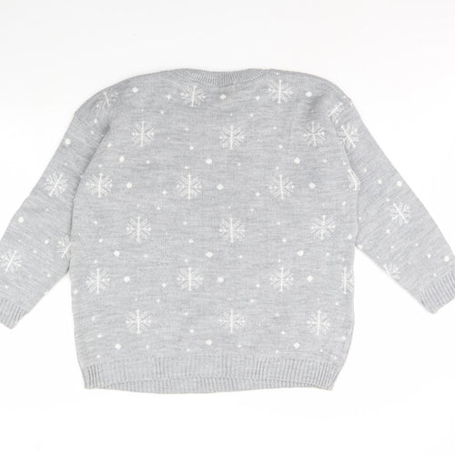 Harmony Womens Grey   Pullover Jumper Size 2XL  - Disney Frozen