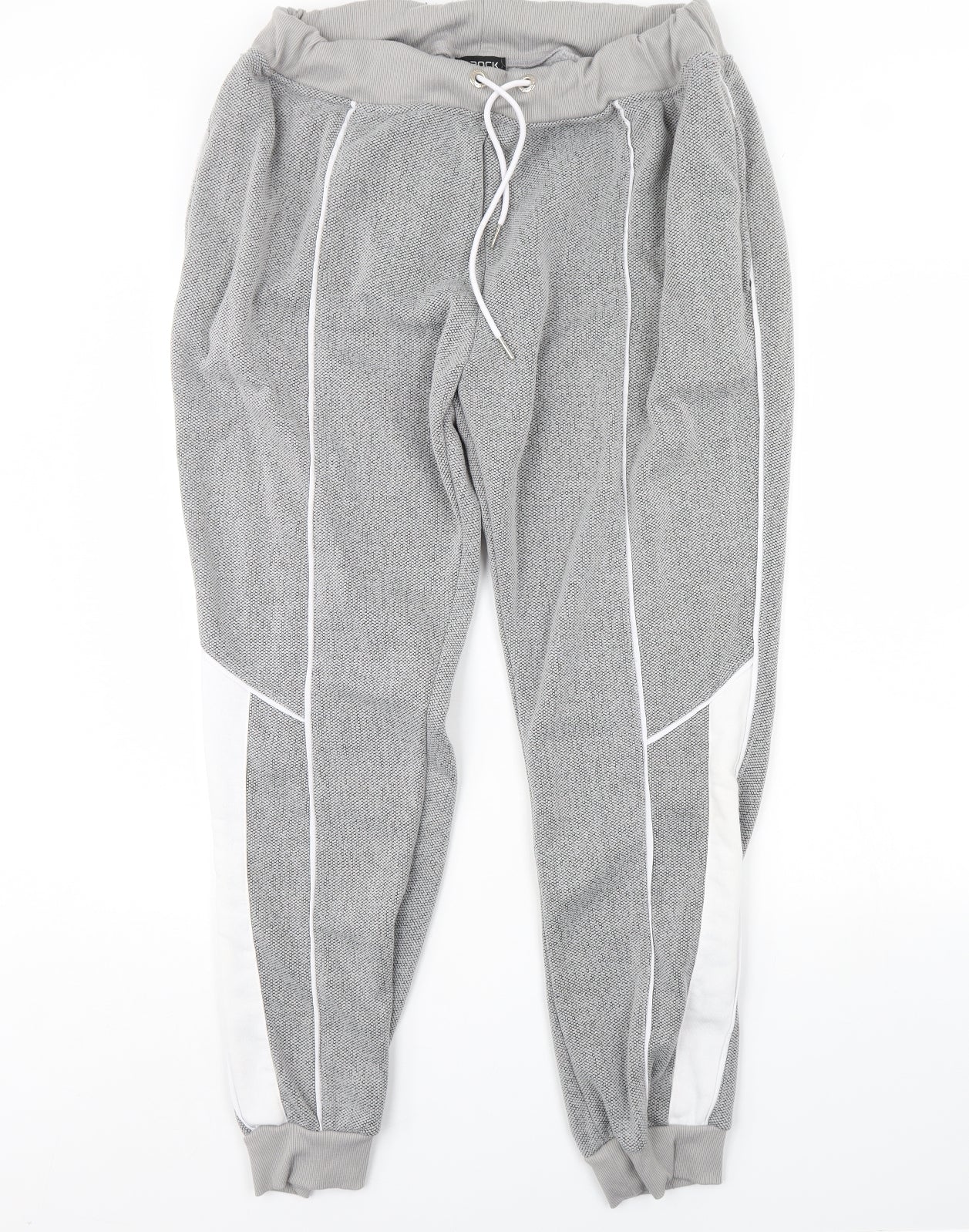 D ROCK Mens Grey   Jogger Trousers Size 2XL L30 in