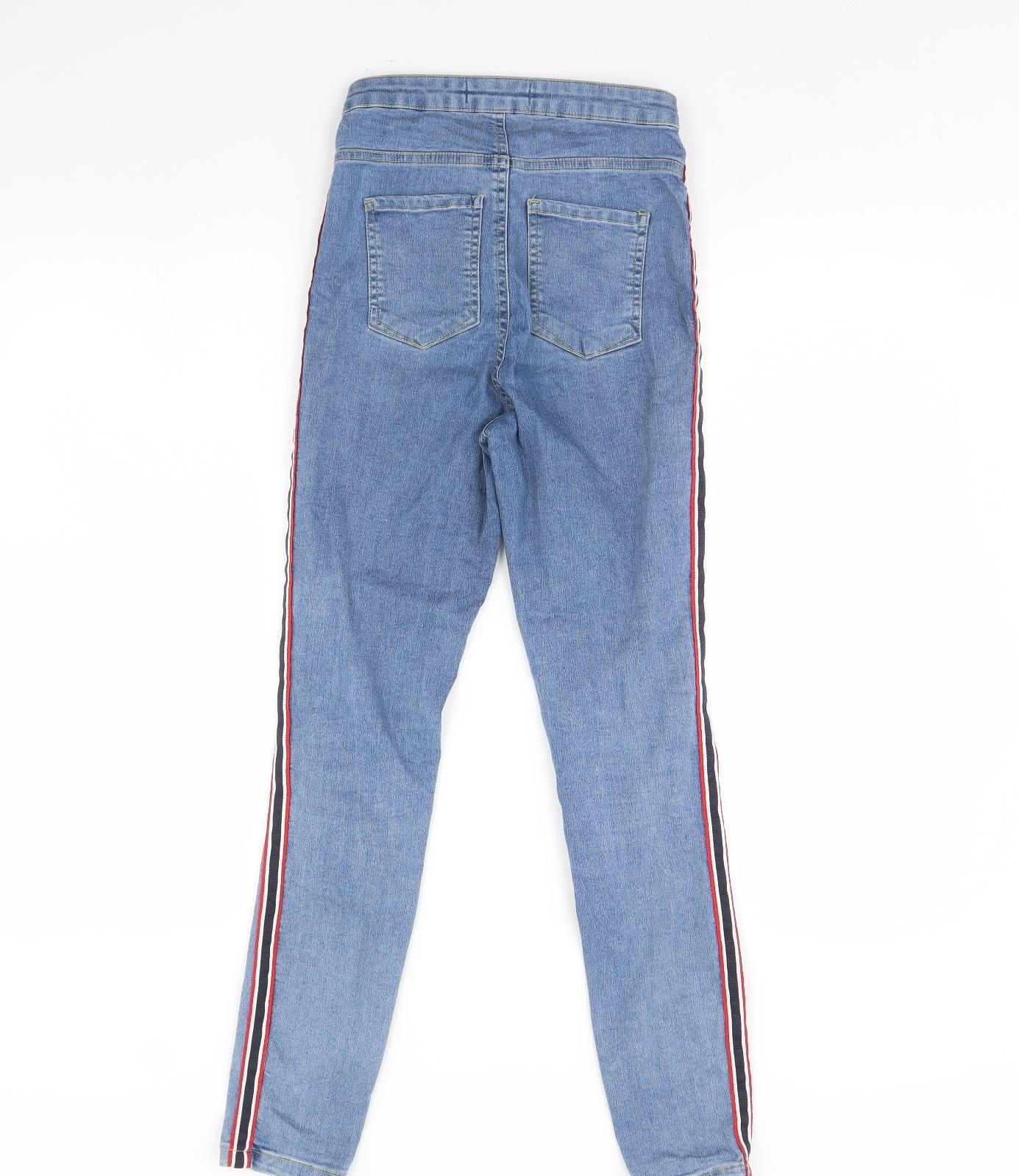 Denim & Co. Womens Blue  Denim Skinny Jeans Size 4 L28 in