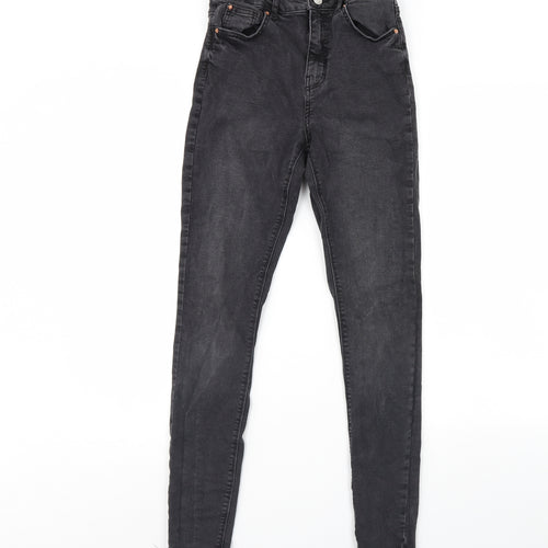 Denim & Co. Womens Black  Denim Skinny Jeans Size 10 L28 in