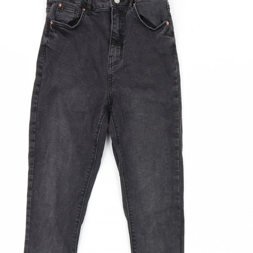 Denim & Co. Womens Black  Denim Skinny Jeans Size 10 L28 in