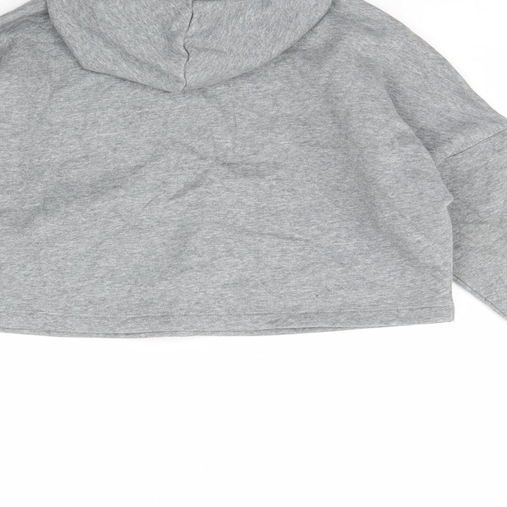 PUMA Womens Grey   Pullover Hoodie Size XS