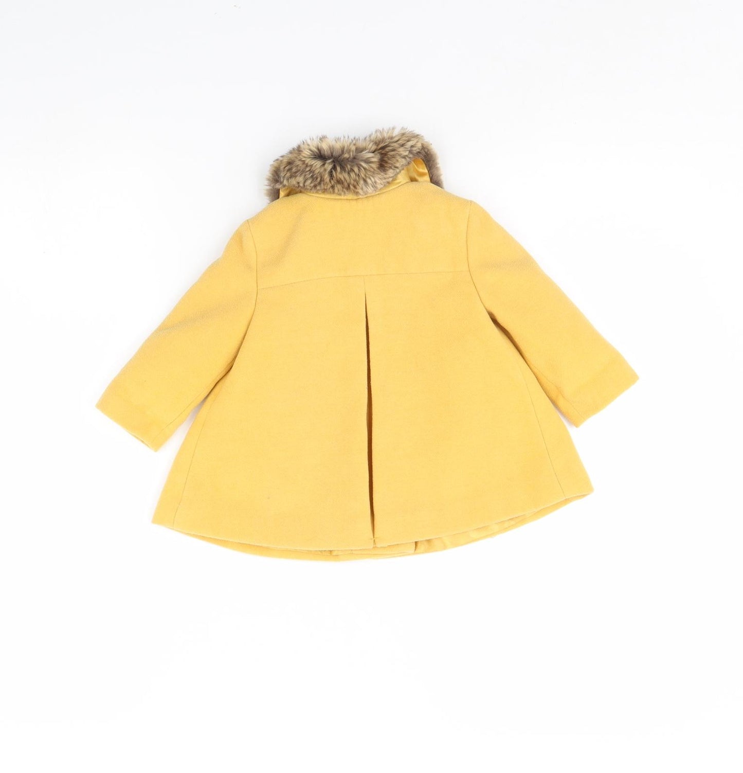 Fred & flo Girls Yellow   Jacket  Size 3-6 Months