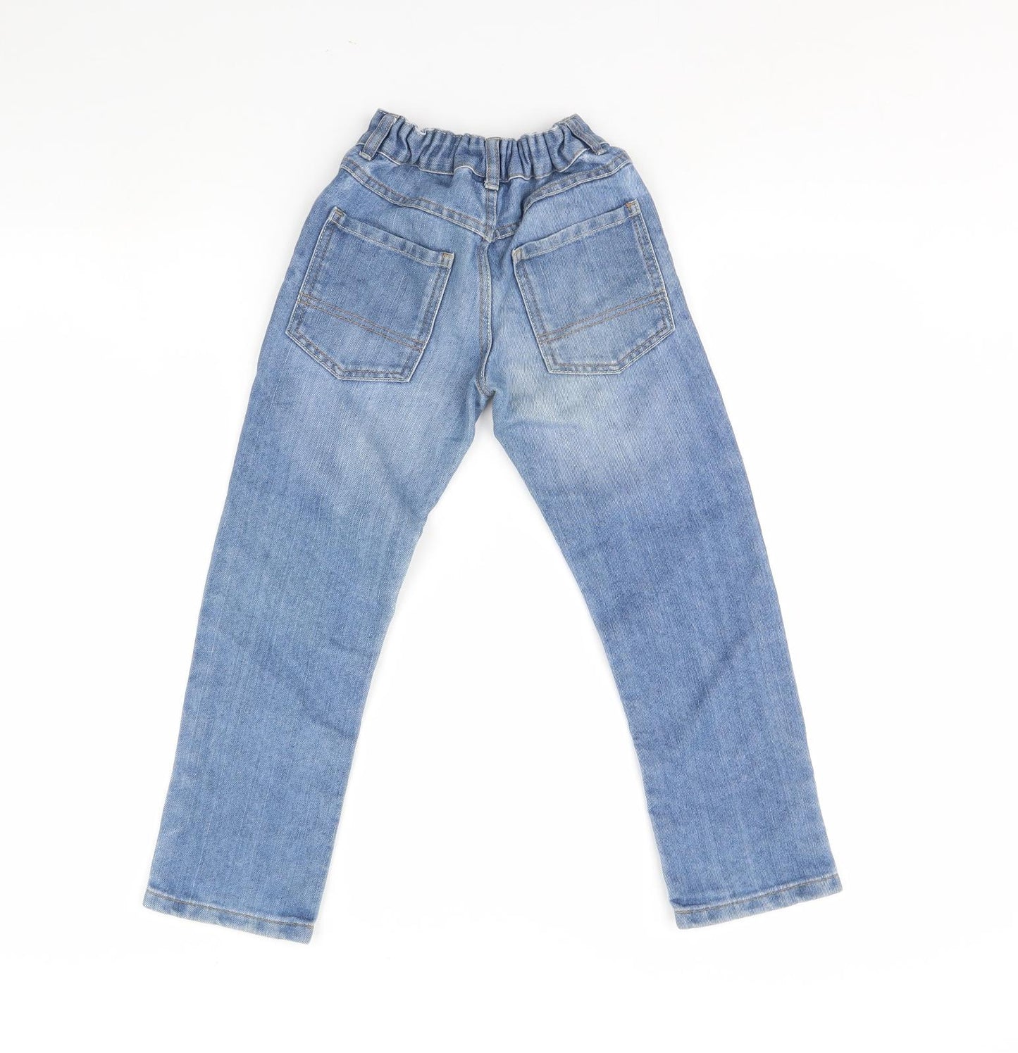 George Girls Blue  Denim Straight Jeans Size 7 Years