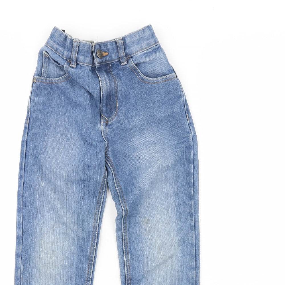 George Girls Blue  Denim Straight Jeans Size 7 Years