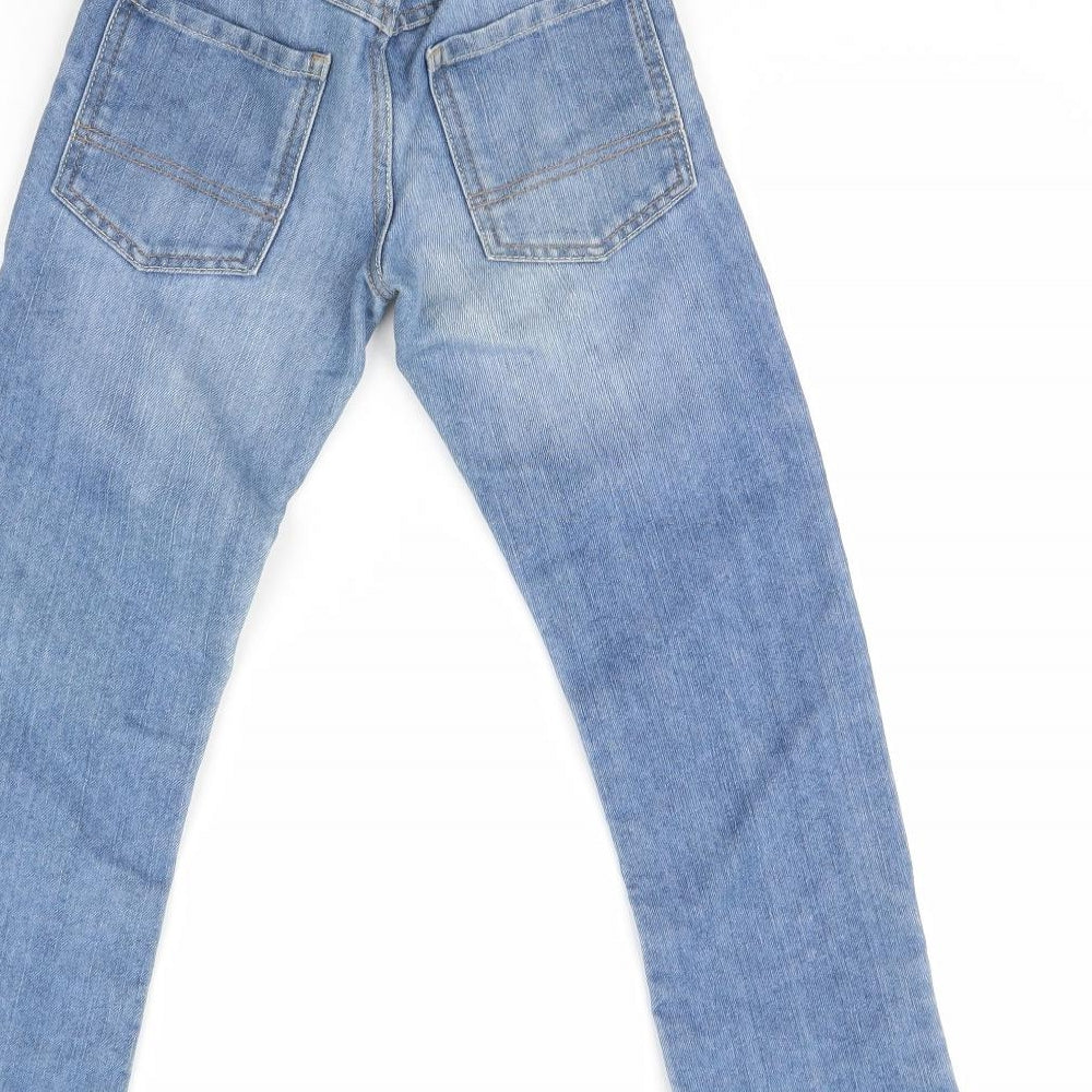 George Girls Blue  Denim Straight Jeans Size 7 Years