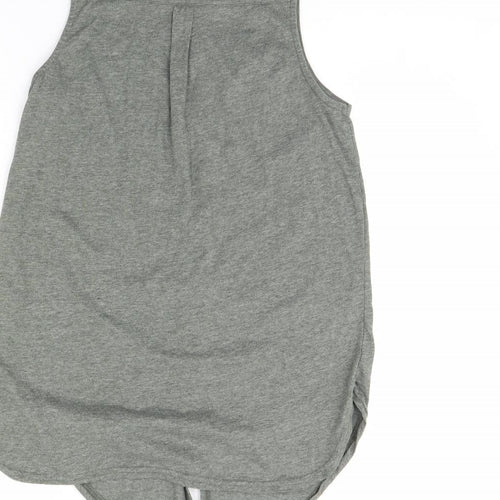 Internacionale Womens Grey   Basic Button-Up Size 10
