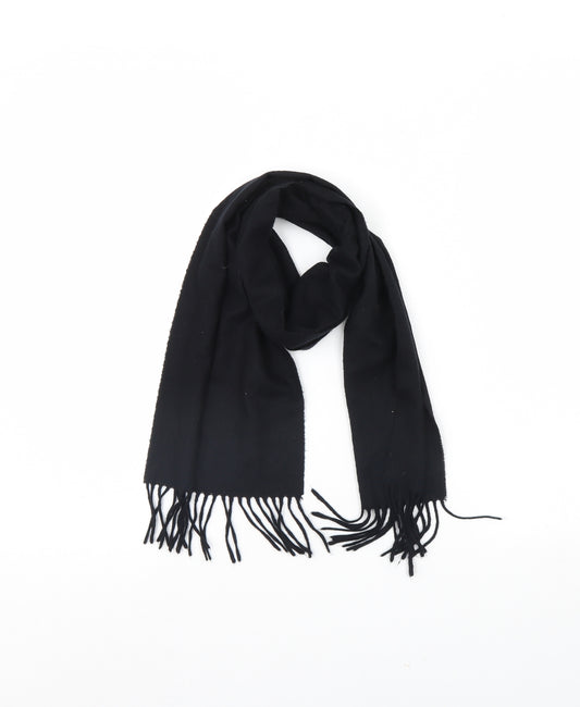 Preworn Boys Black Spotted  Scarf  One Size