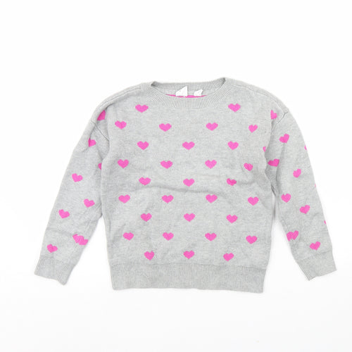Gap Girls Grey   Pullover Jumper Size S