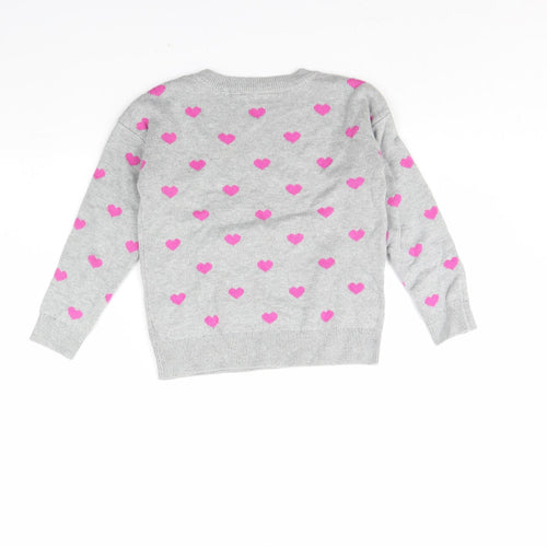Gap Girls Grey   Pullover Jumper Size S