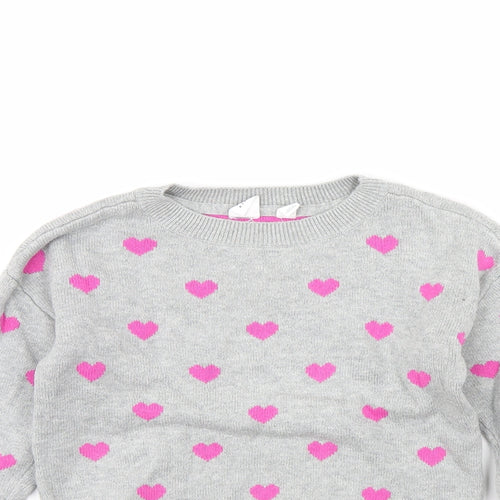 Gap Girls Grey   Pullover Jumper Size S