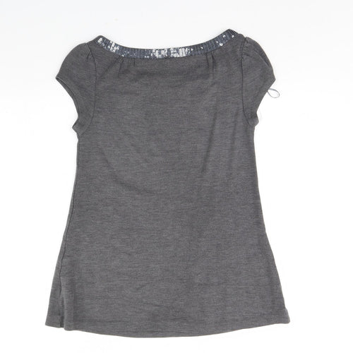 H&M Womens Grey   Basic Blouse Size M