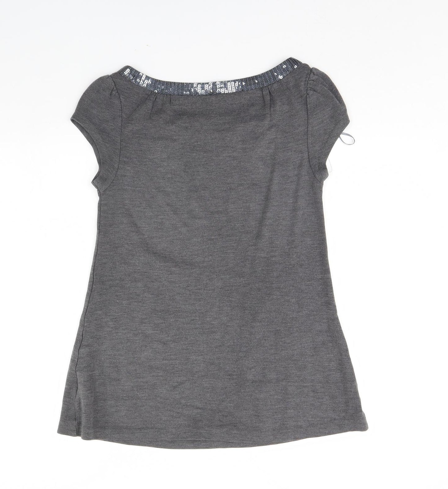 H&M Womens Grey   Basic Blouse Size M