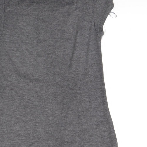 H&M Womens Grey   Basic Blouse Size M