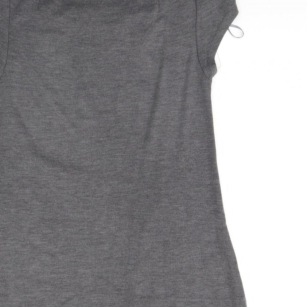 H&M Womens Grey   Basic Blouse Size M