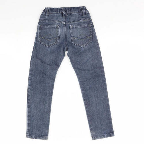 Preworn Boys Blue  Denim Straight Jeans Size 7 Years