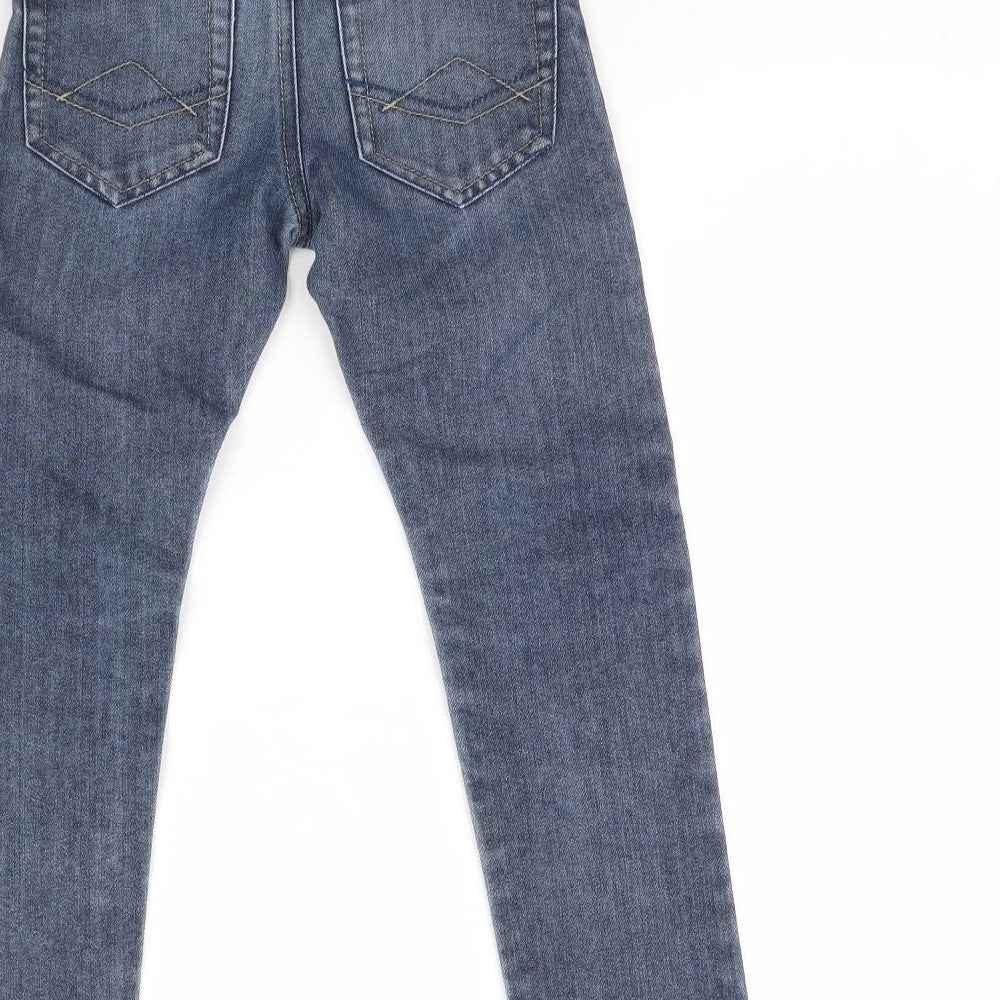 Preworn Boys Blue  Denim Straight Jeans Size 7 Years