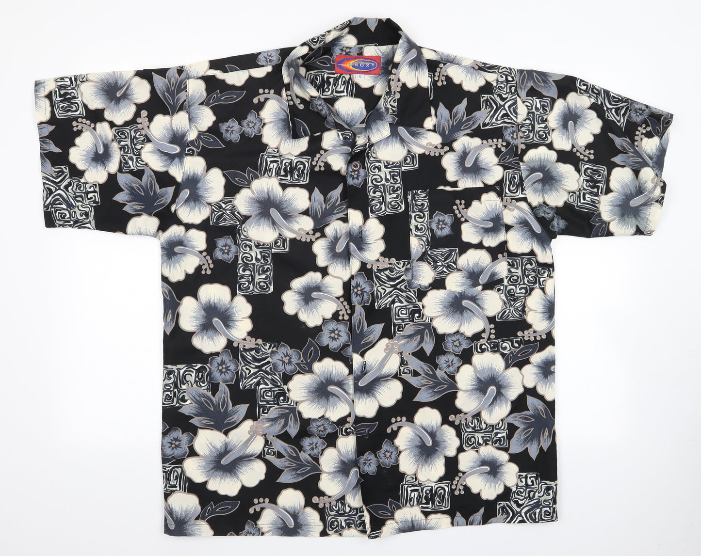 Proxy Mens Multicoloured Floral   Button-Up Size S  - Men's Shirt, Floral