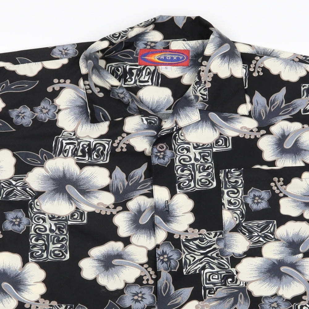 Proxy Mens Multicoloured Floral   Button-Up Size S  - Men's Shirt, Floral
