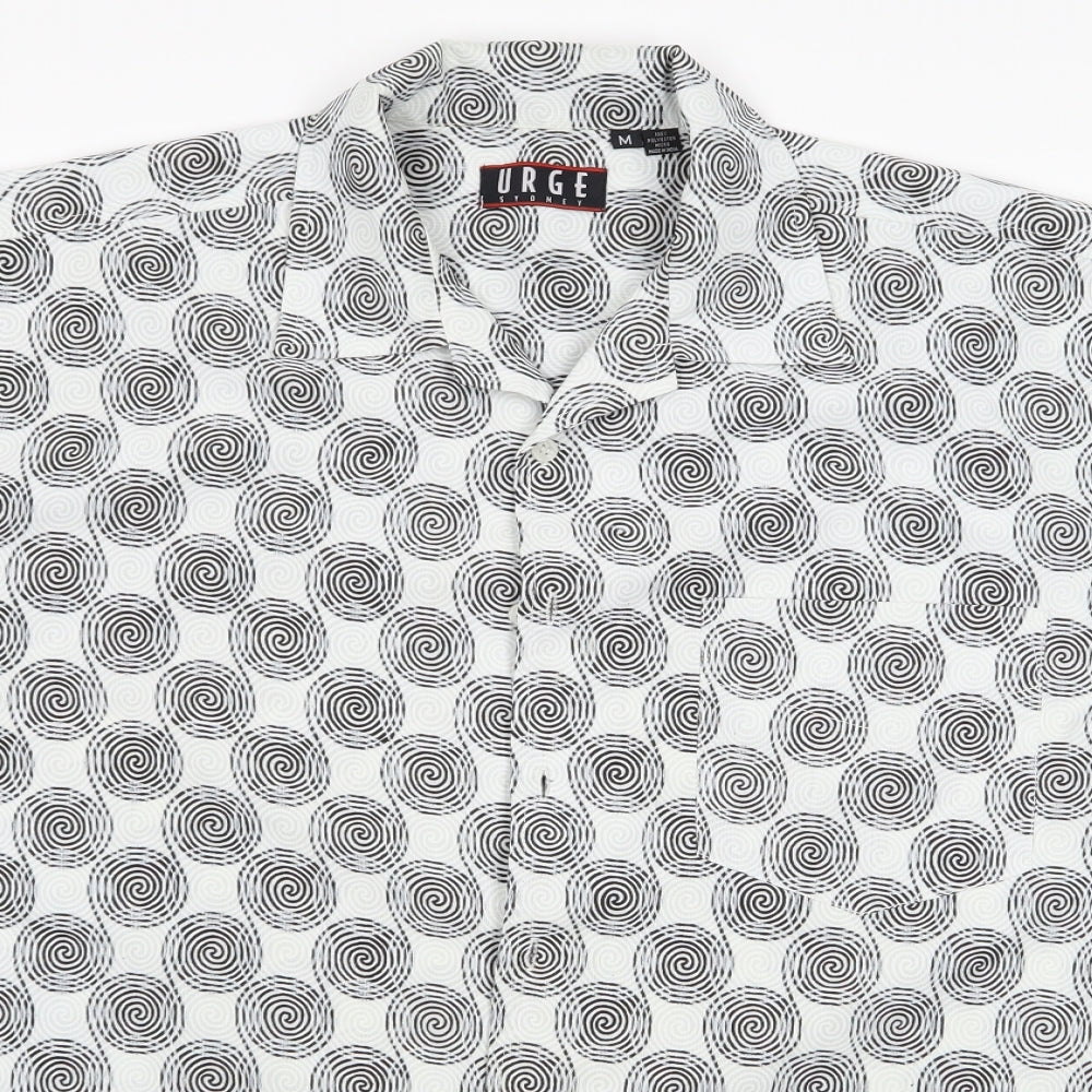 Urge Sydney Mens Multicoloured Geometric   Button-Up Size M  - Urge Sydney Shirt