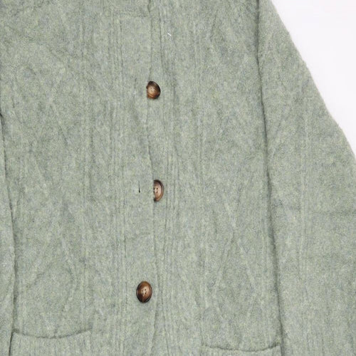 Per Una Womens Green   Cardigan Jumper Size M  - Longline Cardigan