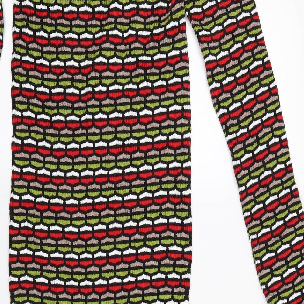 BHM Womens Multicoloured Geometric  Bodycon    - BHM Dress - Sample Dress