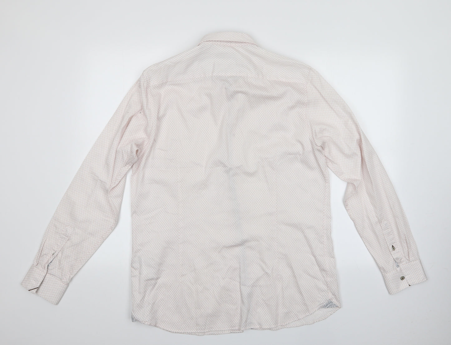 Ted Baker Mens Multicoloured Geometric   Button-Up   - Ted  Baker Shirt