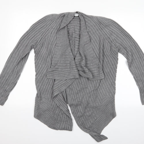 Preview Womens Grey   Cardigan Jumper Size S  - Waterfall Cardigan