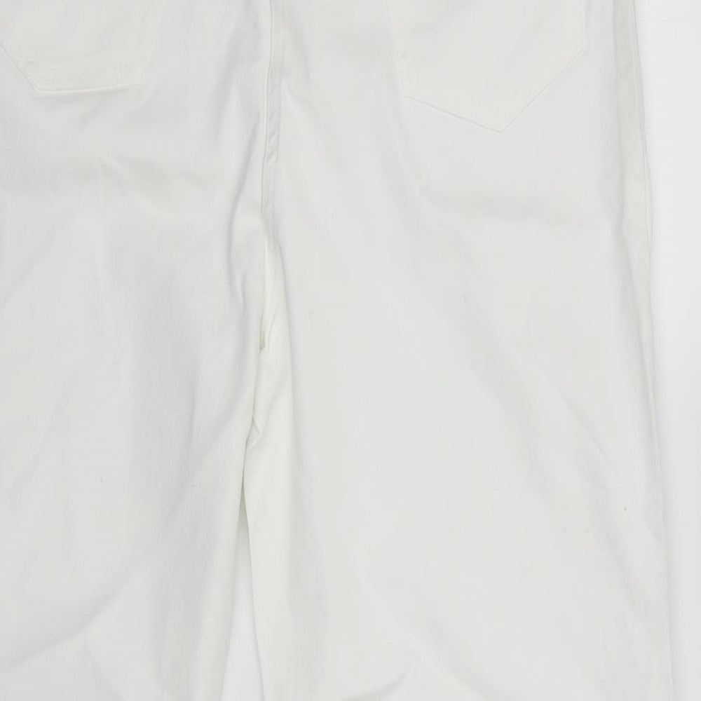 Best Basics Womens Ivory   Chino Trousers Size 14 L27 in - Best Basics Trouser