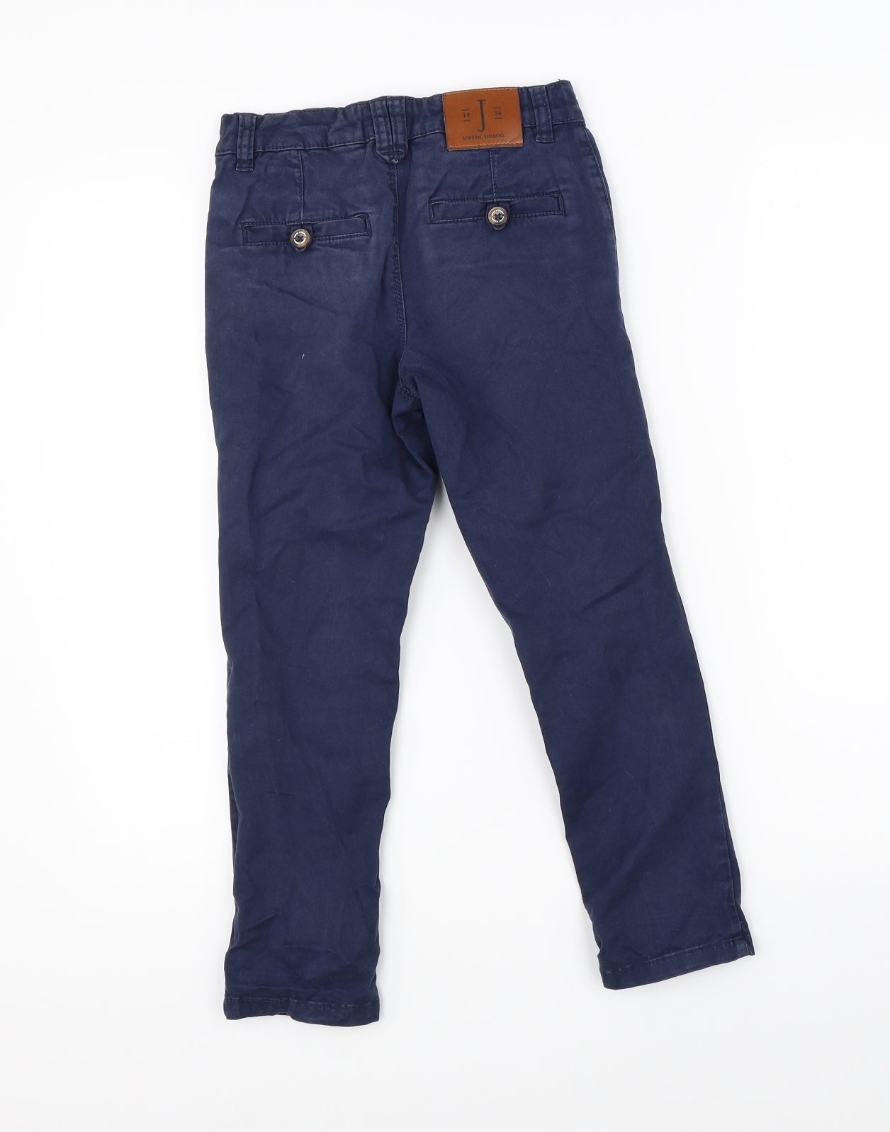 Debenhams Boys Blue   Chino Trousers Size 7 Years
