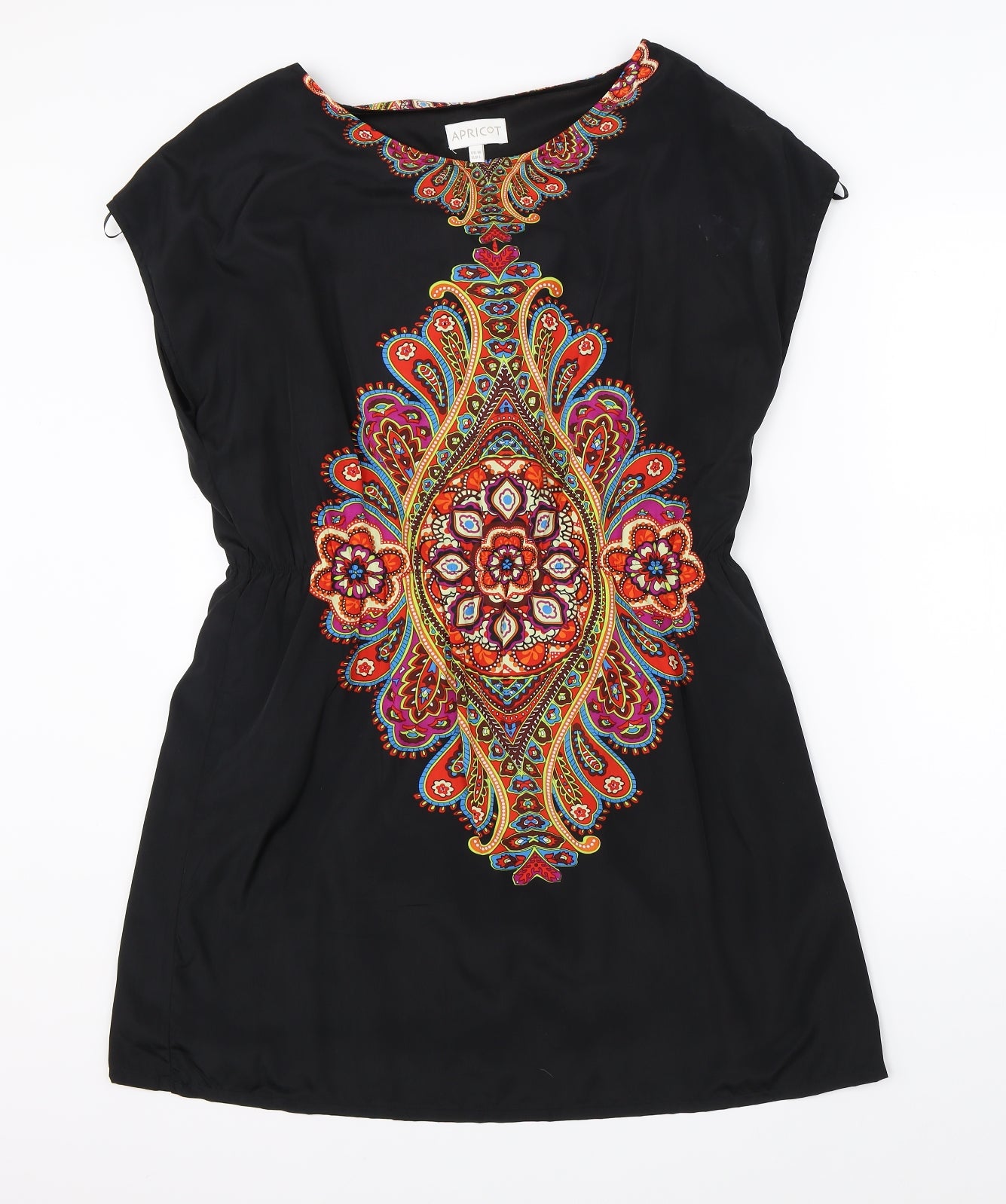 Apricot Womens Black Paisley  Shift  Size 14