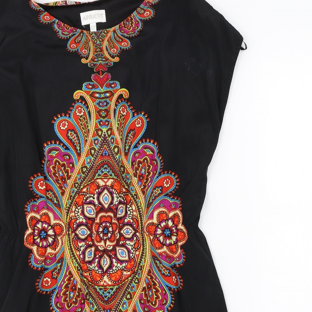 Apricot Womens Black Paisley  Shift  Size 14