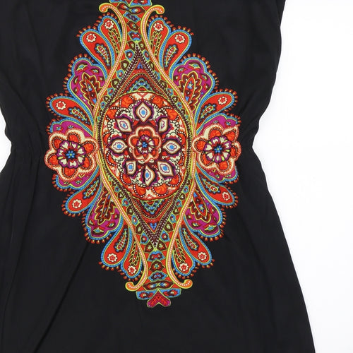 Apricot Womens Black Paisley  Shift  Size 14