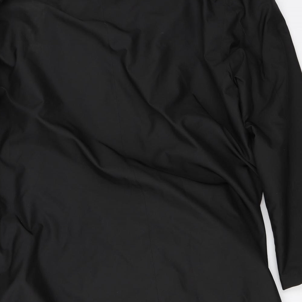 Preworn Mens Black   Overcoat Coat Size 52