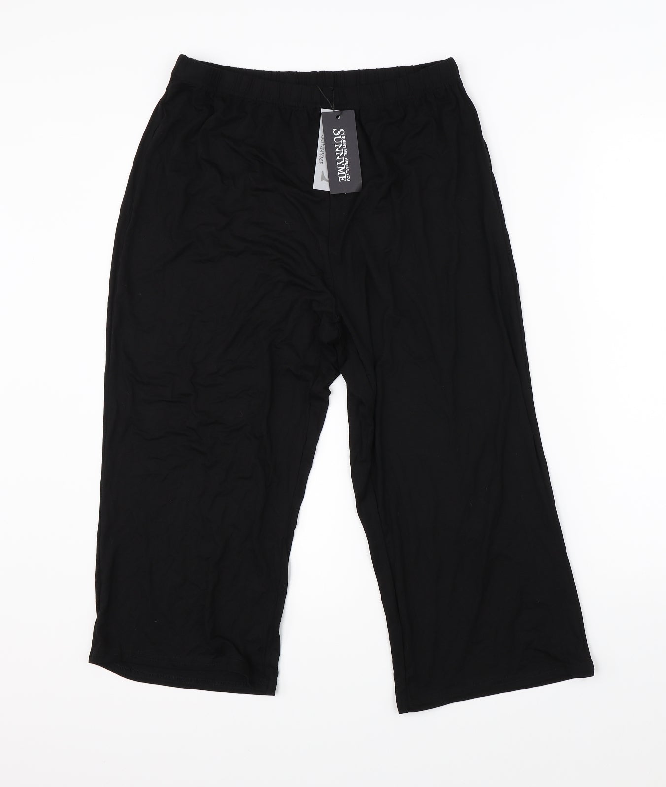 Sunnyme Womens Black   Harem Trousers Size L L20 in
