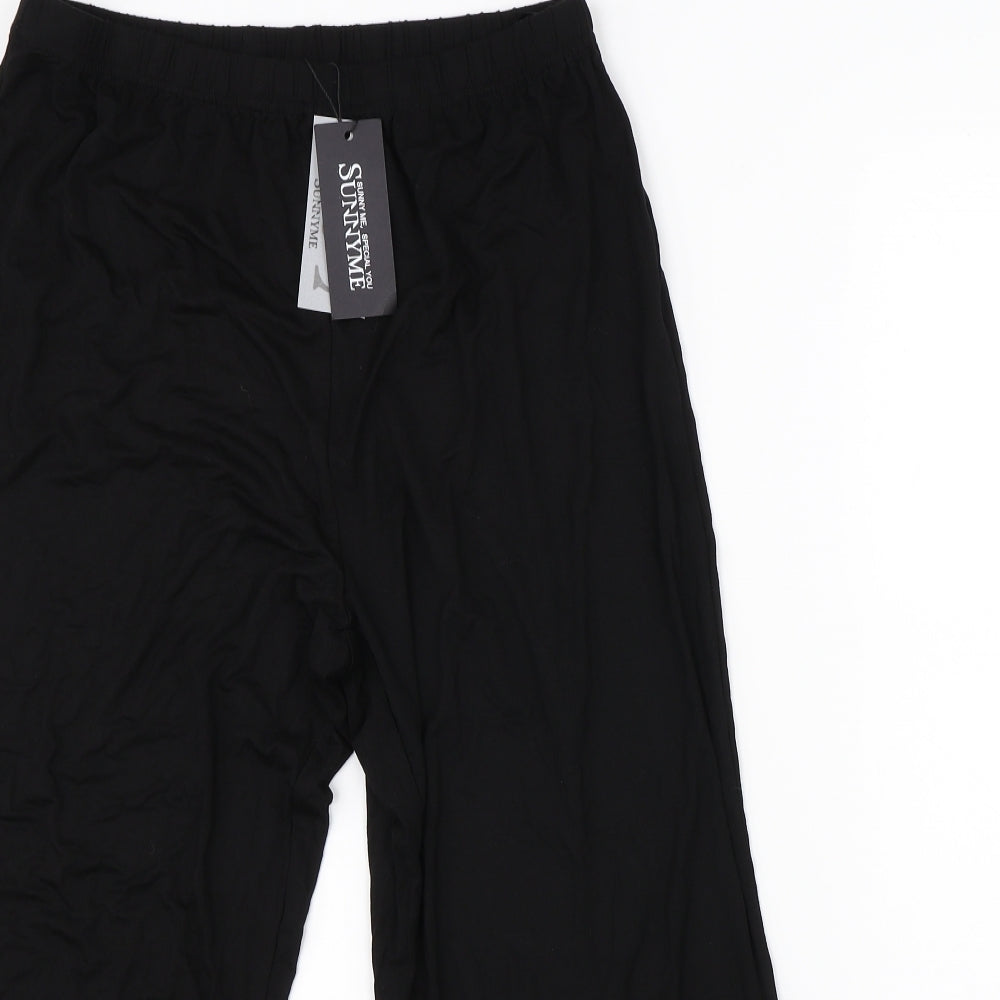 Sunnyme Womens Black   Harem Trousers Size L L20 in